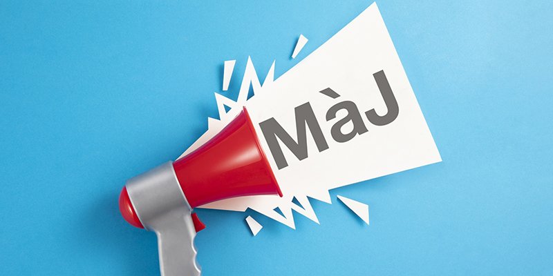 Mise à jour => Menu "Listes de diffusion"